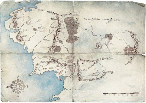 sarja "Lord of the Rings»: Amazon alkoi levitä maailmankartta, jossa toiminta paljastuu