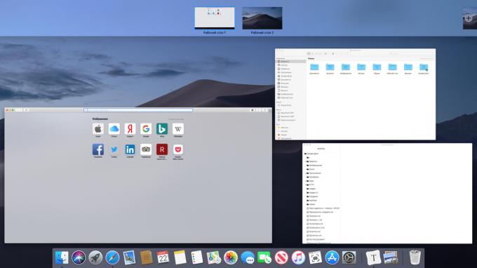 Määritä Mac virtuaalisia työpöytiä