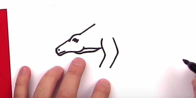 Kuinka piirtää stegosaurus: lisää osa tassua