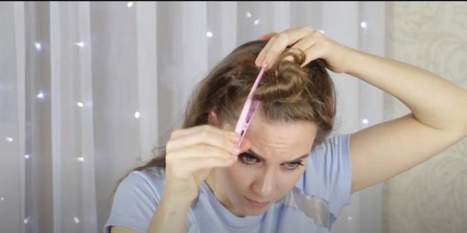 Naisten kampaukset pyöreille kasvoille: jaa hiuksesi vaakasuoralla osalla