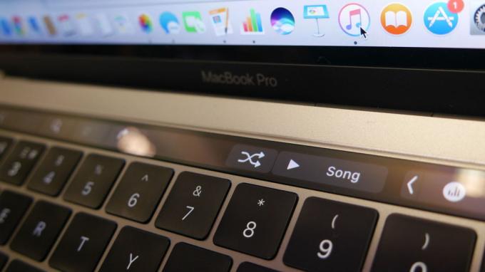 Touch Bar: musiikin