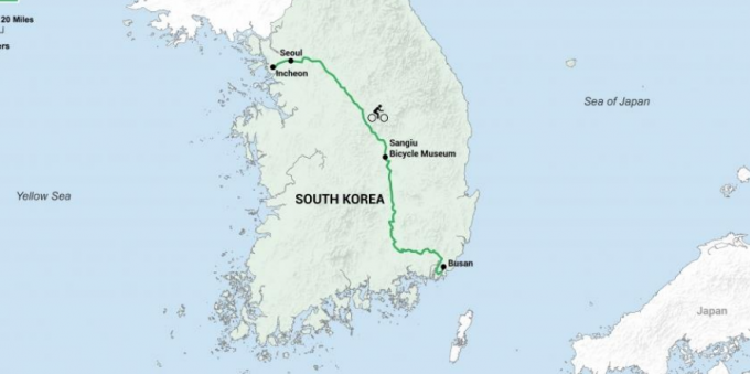 Nähtävyydet Etelä-Korea: matkustaa maan pohjoisesta etelään, voit kiertue Zelenski Cycle World