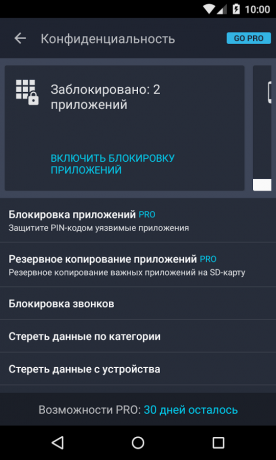 Android-sovellus Antivirus ilmaiseksi