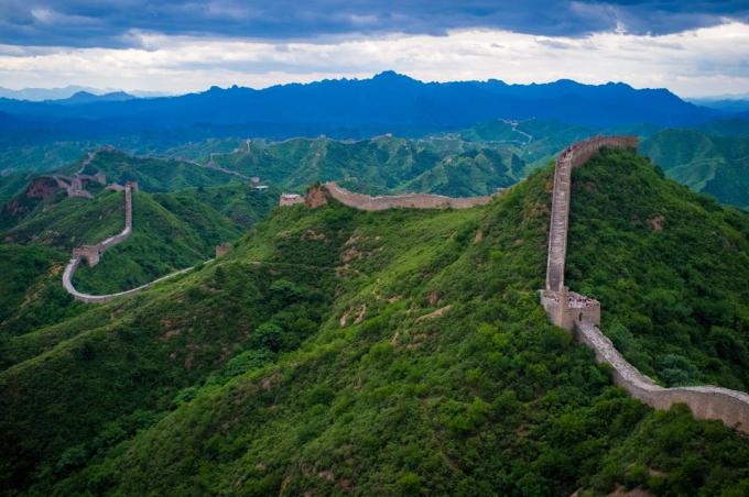 Kiinan muuri, Kiina