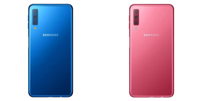 Samsung Galaxy A7: Värit