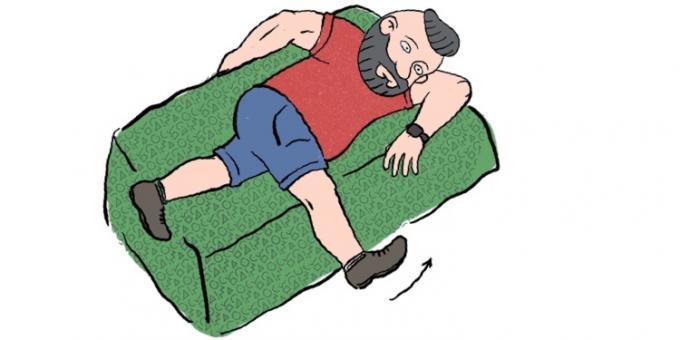 Miten päästä eroon lihaskipua: rentoutuminen vyötärö valehtelee