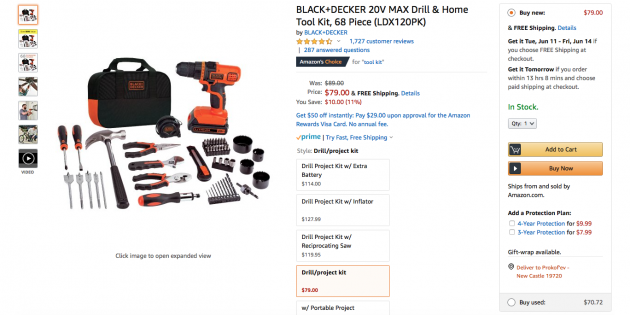 Black & Decker työkalusarja