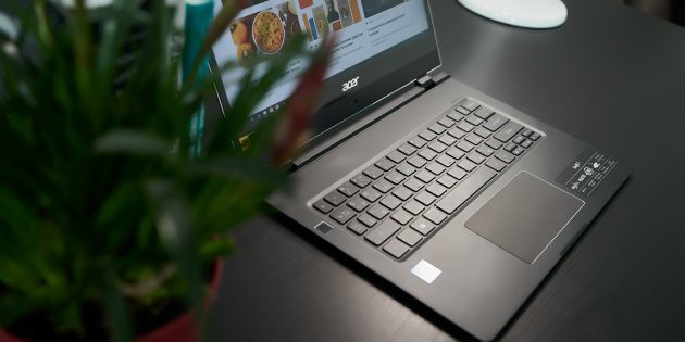 Acer Swift 7: sisustus