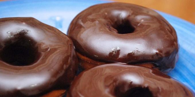 Donuts Reseptit: Suklaa munkkeja