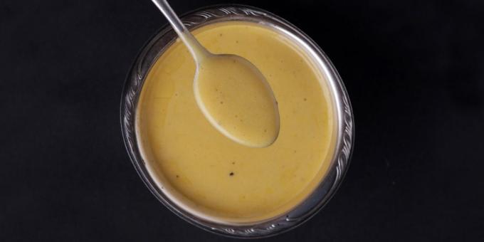 Ruokavalio kastikkeet: jogurttikastiketta sinappi
