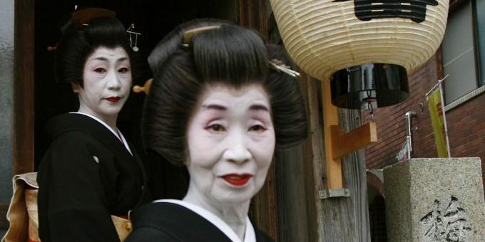 Kaikki geishat eivät olleet komeat ja nuoret