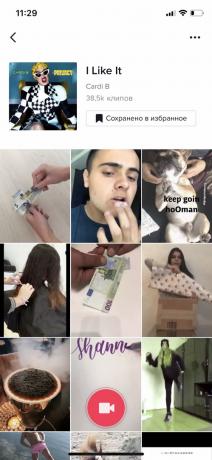 Profiili sosiaalisen verkoston TikTok