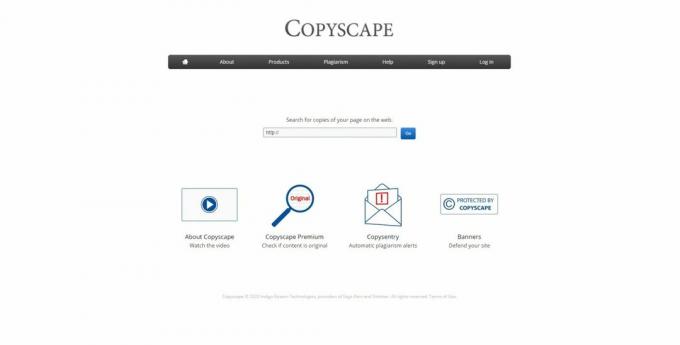 Tarkista tekstin ainutlaatuisuus verkossa: Copyscape