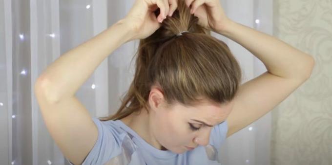 Naisten pyöreät kasvot: kiinnitä hiuksesi