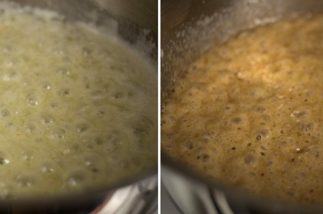 Kuinka tehdä ranskalaisia ​​pannukakkuja: 3-4 minuutin kuluttua karamelli saa miellyttävän kullanruskean sävyn