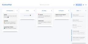 KanbanMail - yksinkertaisen web-sovellusten tehokkaasti hallita sähköpostin