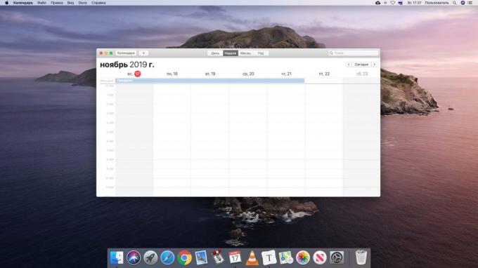 10 hyödyllisiä sirut embedded "kalenteri» MacOS