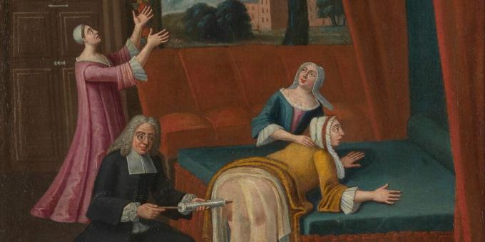 Keskiaikainen lääketiede: peräruiske ranskalaisessa maalauksessa 1700 