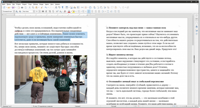 Hyvä editorit: LibreOffice Writer