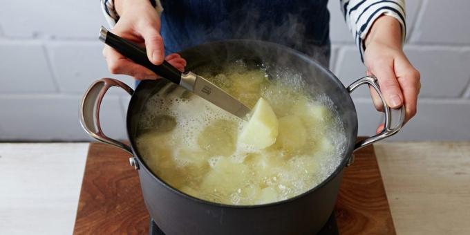 Miten kokki perunat puhdistettava