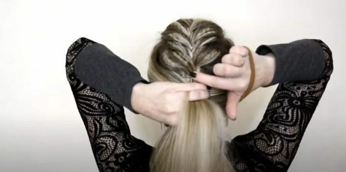 Naisten pyöreät kasvokampaukset: sido hiuksesi korkeaan poninhäntä
