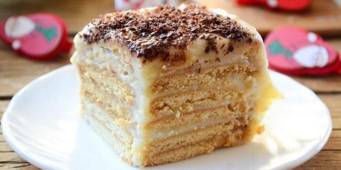 Kakku leivonnaiset vaniljakastike