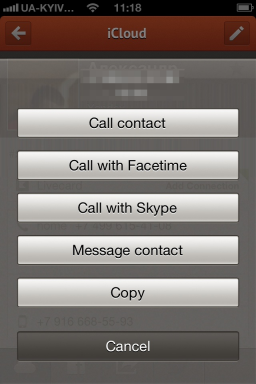 Cobook - erinomainen ilmainen Contact Manager iPhonelle