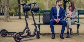 Asia Päivän: taitto elektrosamokat Segway Ninebot MAX marginaalilla 65 kilometrin juoksu