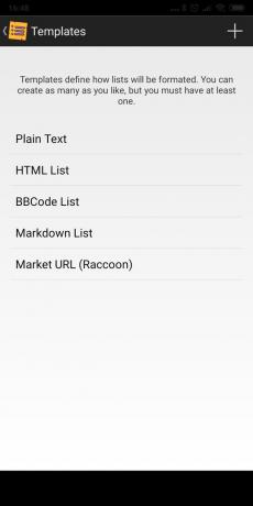 Android-varmuuskopiointisovelluksiin: List Omat sovellukset