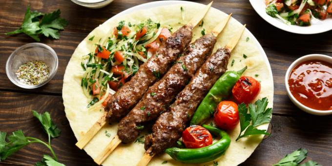 Pakistanilainen naudanliha kebab