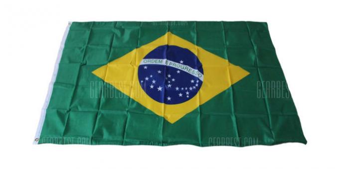 Urheilu attribuutteja: Brasilia lippu
