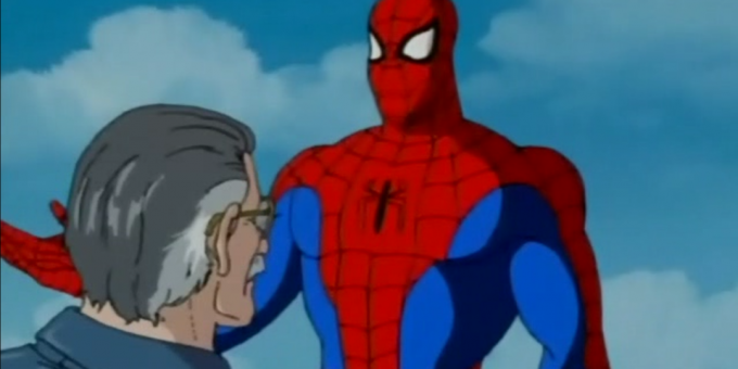 Stan Leen cameo animaatiosarja "Spider-Man" vuonna 1994