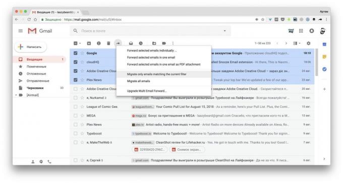 Multi Sähköposti Eteenpäin Gmailiin