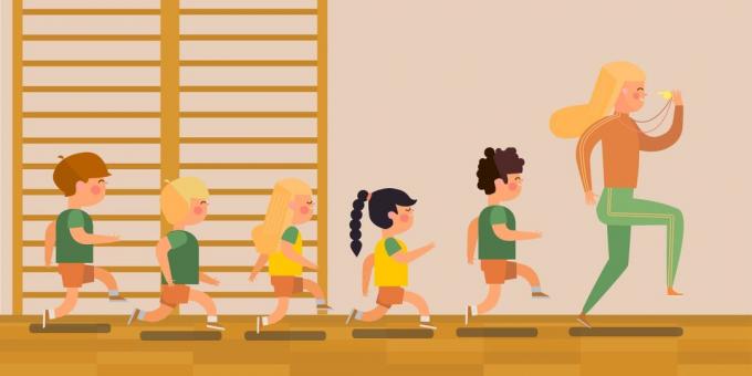 Miten kerätä lapsen kouluun: muodossa liikuntakasvatus