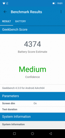 Ulefone Armor 5: Geekbench Akku