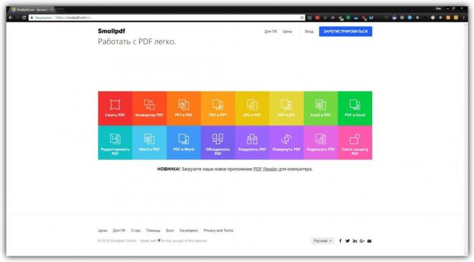 Miten työskennellä PDF asiakirjoja verkossa: Smallpdf