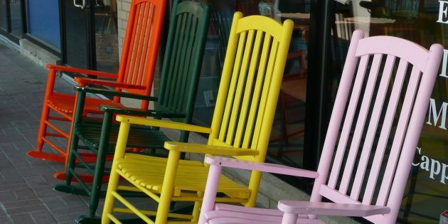 väri aksentteja sisätilojen: tuolit
