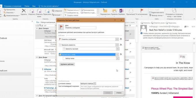 Microsoft Outlook: Nopea toiminta