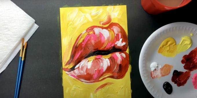 Kuinka maalata huulet: lisää kirkkaita aivohalvauksia