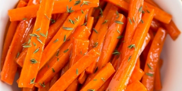 lasitettu porkkanat