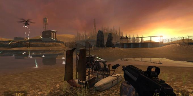 Ampujalle juoni: Half-Life 2 (ampumisen auringonlaskun)