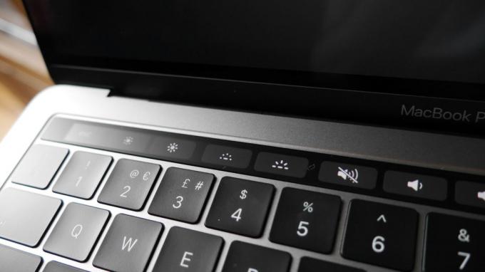 Touch Bar: vanha toiminnallisuus