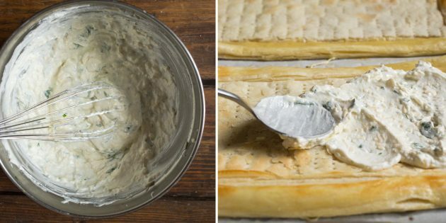 Fetakastike: tee juustovoide ja pyyhi taikina