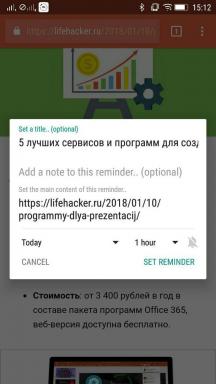Remindee - Android-muistutus niille, jotka vihaavat Muistutusasetusten