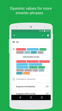 TExpand - kätevä apuohjelma nopeasti kirjoittamalla Android