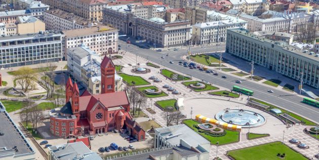 Punainen kirkko Minskissä