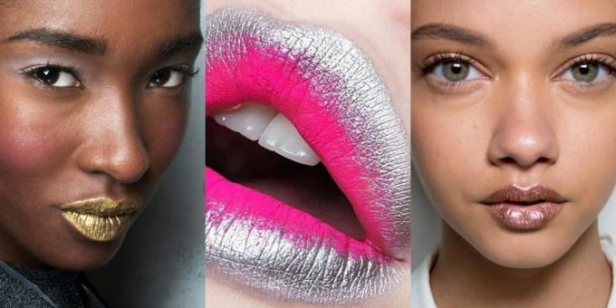 Uusi meikki: huulet metallivärit