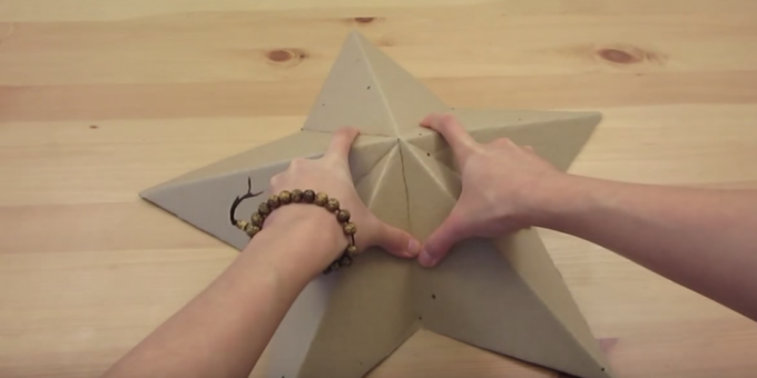 Kuinka tehdä lamppu: muodosta 3D-tähti