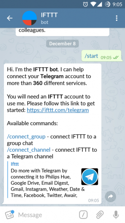 Päivitys Sähke: integrointi IFTTT kirjatun chat ja parannettu kuvatoimittaja