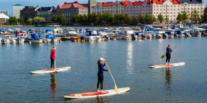 Mene sup-surffaamaan työpäivänä